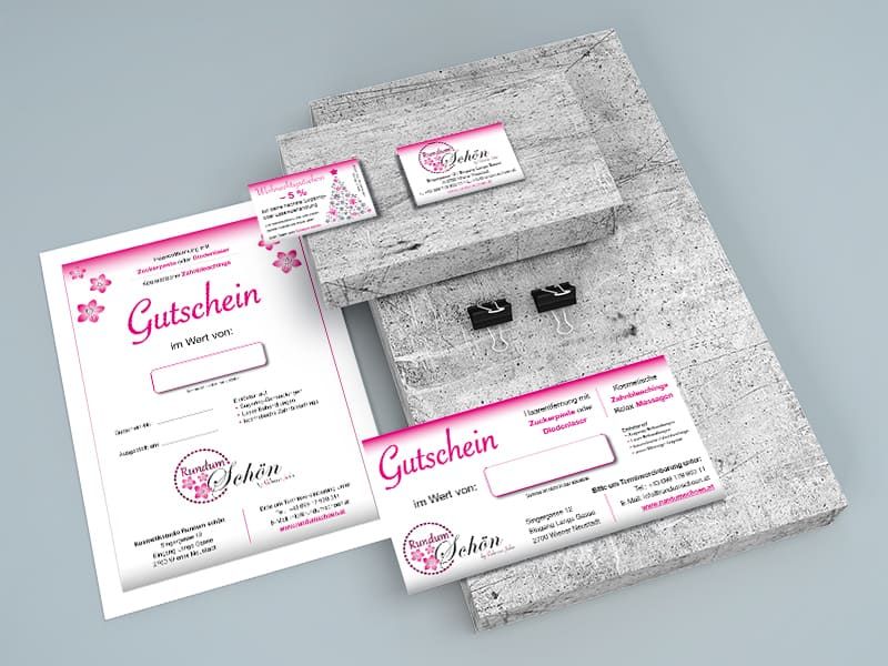 Gutscheine für Rundum schön Wr Neustadt von der Werbeagentur Mauenbert Burgenland