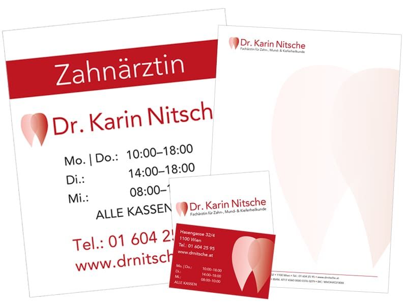 Corporate Design für Dr Karin Nitsche